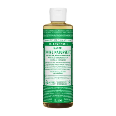 Abbildung von Dr. Bronner ́s 18IN1 Natural SOAP Duschgel, Damen, Größe: 240 ml, Mandel