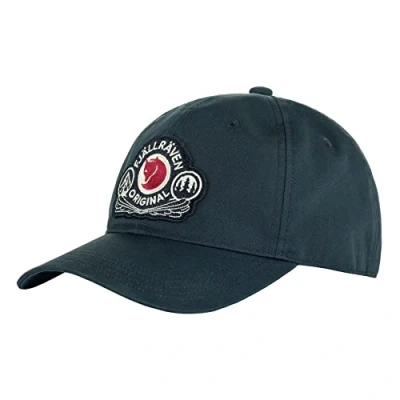 Abbildung von Fjallraven Unisex Classic Badge Cap/Hat, Dunkelblau, L EU