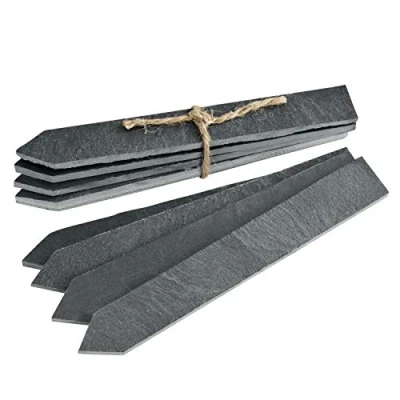 Abbildung von GardenMate Pflanzschilder aus Schiefer 8er Set Medium 15x2cm wetterfest wiederverwendbar praktisch