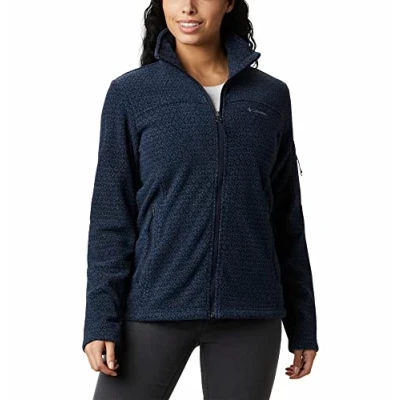 Abbildung von Columbia Fast Trek Printed Jkt Fleecejacke Mit Durchgehendem Reißverschluss für Damen
