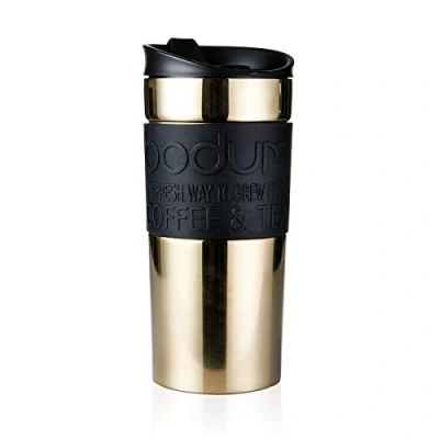 Abbildung von Bodum 11068 17S Thermobecher, Edelstahl, Gold, 9 cm