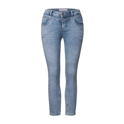 Abbildung von STREET ONE Damen A379416 Slim Fit Jeans, Light Blue Wash, 30W / 26L