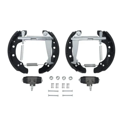 Abbildung von TEXTAR Shoe Kit Pro 84044700 Bremsensatz, Trommelbremse mit Radbremszylinder, Stellelement SKODA: Fabia 2, III Hatchback, 2