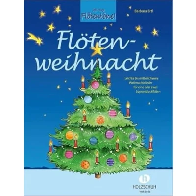 Abbildung von Flötenweihnacht: Leichte bis mittelschwere Weihnachtslieder für eine oder zwei Sopranblockflöten (auch mit CD erhältlich)