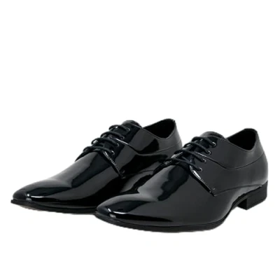 Abbildung von Smokies Herren Hochzeitsschuh Oliver Synthetik Smokingschuh Lack Lederfutter (46 EU, schwarz)