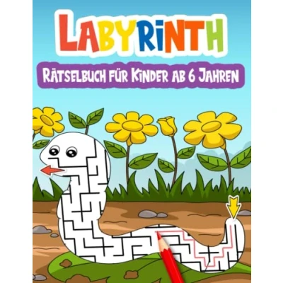 Abbildung von Labyrinth Rätselbuch für Kinder ab 6 Jahren: 90 lustige Labyrinthe mit Lösungen