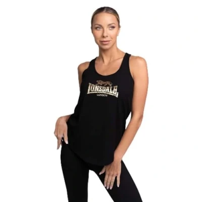 Abbildung von Lonsdale Singlet Lismoyny Top, Damen, Größe: Medium, Black gold