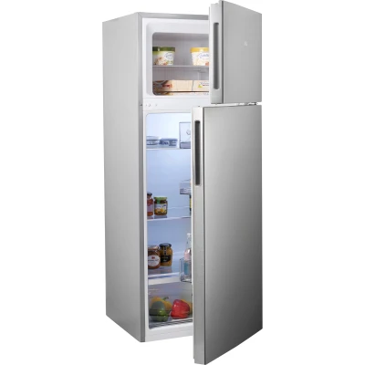 Abbildung von AEG RDB424E1AX Freistehender Doppeltür Kühlautomat / Serie 5000 mit ColdSense 1434 mm Gefrierteil oben 206 L Farbe: Edelstahl Look, Seiten silber + Antifinger Edelstahlbeschichtung E