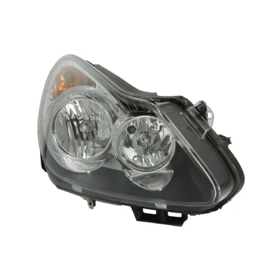 Abbildung von VALEO 043380 Scheinwerfer rechts H7, H1, W5W, PY21W Halogen transparent mit Abblendlicht für Rechtsverkehr ORIGINAL TEIL Stellmotor LWR