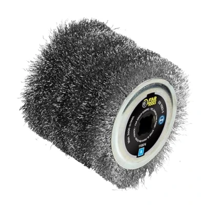 Abbildung von Fartools 110874 Drahtbürste für Schleifmaschine REX120, Durchmesser: 120 mm, Schwarz