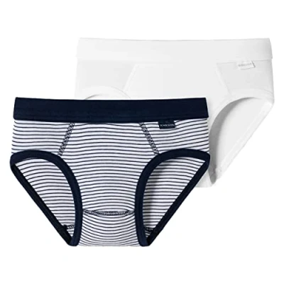 Abbildung von Schiesser Jungen 2 Pack Sportslip Feinripp 100% Organic Bio Baumwolle Größe 92 Bis 140 Unterwäsche, Sortiert 12_173115, EU