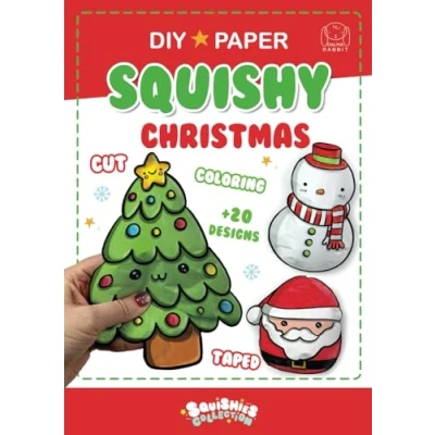 Abbildung von paper Squishy Christmas: Coloring, cut and taped your craft squishes (Squishies Collection, Band 5)
