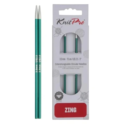 Abbildung von KnitPro KP47511 K47511 Austauschbare Strickspitzen, Metal, Grün, 11.5cm / 3mm