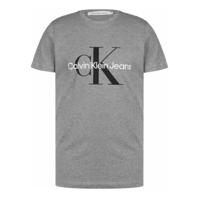 Abbildung von Calvin Klein Jeans CORE Monogram Tshirt print, Herren, Größe: XS, Grey