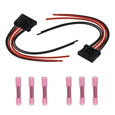 Abbildung von OTOTEC 2 Stücke 6 pin 20 cm Rücklicht Kabelsatz Kabelbaum 1606248780 Ersatzteile kompatibel mit 206 207 307 308