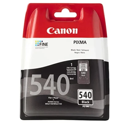 Abbildung von Canon Originaltinte PG 540, Größe Standard, Schwarz, Plastikverpackung (alte Version)