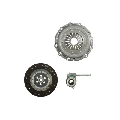Abbildung von VALEO 834081 Kupplungssatz KIT3P (CSC) mit Kupplungsdruckplatte, Zentralausrücker Kupplungsscheibe 228 VOLVO: S60 I, V70 2, I