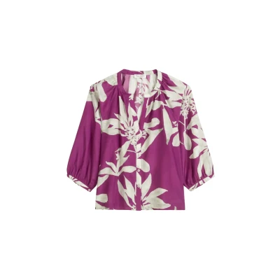 Abbildung von Marc O&#039;Polo Bluse, Damen, Größe: 34, Multi fresh berry