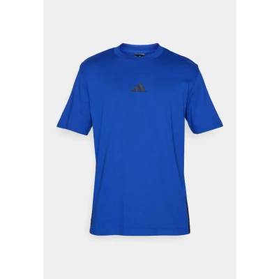 Abbildung von adidas Herren Essential Three Stripes Single Jersey Tee, Team royal Blue/Black, XL