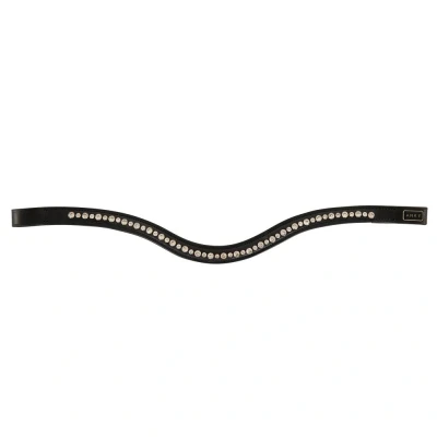 Abbildung von Anky Stirnriemen Rivet Curved Schwarz Warmblut