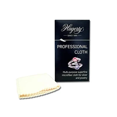 Abbildung von Hagerty Microfaser Reinigungstuch Professional Cloth I Universal Putztuch 30 x 24 cm Feine Mikrofaser zur Schmuck Reinigung &amp; für empfindliche Oberflächen Poliertuch perfekten Glanz