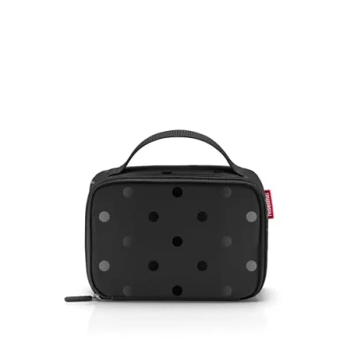 Abbildung von reisenthel thermocase Glossy dots Black Kleine Kühltasche für Kosmetik, Medikamente, Snacks u. v. m. Aus wasserabweisendem Material