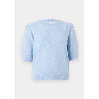 Abbildung von ONLY Damen Onlrica Life 2/4 Pullover KNT Noos Strickpullover 15318551 ,Little Boy Blue/Detail:w. Melange ,S