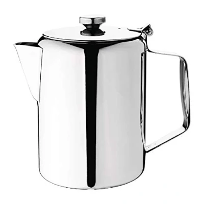 Abbildung von Olympia Concorde Kaffeekanne aus Edelstahl, italienische Espressokanne, 2 l