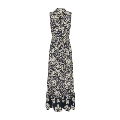 Abbildung von ONLY Onlvibe LIFE Blusenkleid, Damen, Größe: XS, Night sky aopcd narri prinit