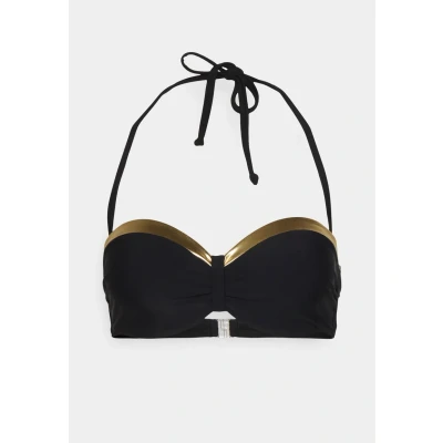 Abbildung von Lascana Wirebandtop Elodie LAS Bikinitop blackgold, Damen, Größe: 34xC, Black gold