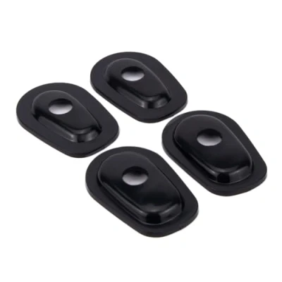 Abbildung von Aharon Motorrad LED Blinkerhalter im 4er Pack Kompatibel mit Kawasaki, M8/M10 Gewinde Blinkerplatten ABS Plastic Montageplatten Adapterplatten Blinkleuchten Blinker für Motorräder