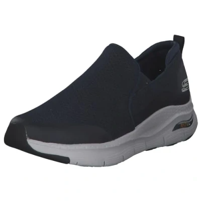 Abbildung von Skechers Herren Arch Fit Banlin Sneaker, Navy Mesh/Synthetic/Trim, 46 EU