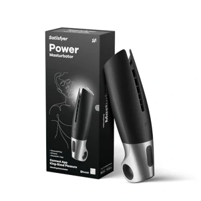 Abbildung von Satisfyer Power Masturbator Schwarz/silber