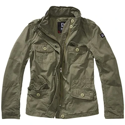 Abbildung von Brandit Britannia Jeansjacke, Damen, Größe: 3XL, Olive