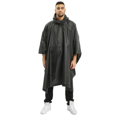 Abbildung von Brandit Regenjacke / wasserabweisende Jacke, Herren, Größe: One Size, Black
