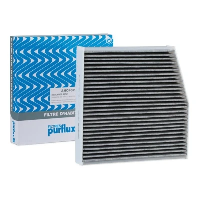 Abbildung von PURFLUX AHC402 Innenraumfilter Aktivkohlefilter 255 254 44 MERCEDES BENZ: A Class, B GLA, INFINITI: Q30