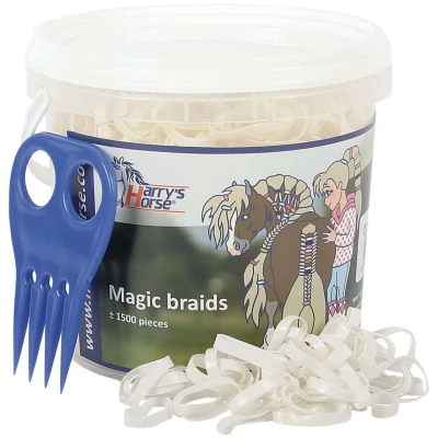 Abbildung von Harry&#039;s Horse Magic Braids Eimer Weiß