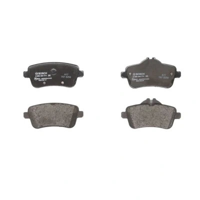 Abbildung von BOSCH 0 986 494 771 Bremsbelagsatz Low Metallic mit Anti Quietsch Blech MERCEDES BENZ: ML Class, GLE Off Road, GLS