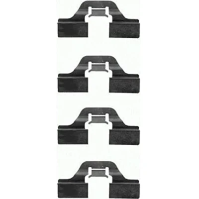 Abbildung von HELLA 8DZ 355 202 621 Zubehörsatz, Scheibenbremsbelag VOLKSWAGEN: Caddy 3, Golf 5, Polo V Hatchback, AUDI: A3 Sportback, 80 B3, A4 B6 Avant