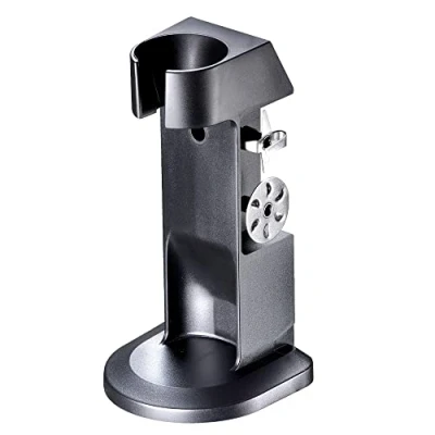Abbildung von bamix Zubehör Stand Deluxe für alle Stabmixer, Halter freistehend oder Wandmontage, Schwarz