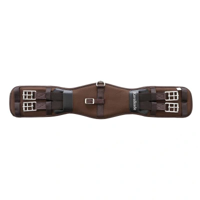 Abbildung von Kavalkade Sattelgurt Dressage MF mit Gummizug Braun 80cm Agradi.deVerkauft von Agradi