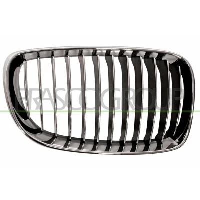 Abbildung von PRASCO BM1212023 Kühlergrill rechts chrom/schwarz, chrom BMW: 1 Hatchback