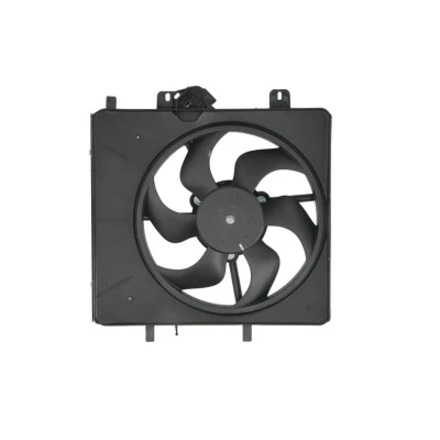 Abbildung von THERMOTEC D8P010TT Lüfter 330 12 260 mit Kühlerlüfterrahmen (Zarge) CITROËN: C3 I Hatchback, C2 PEUGEOT: 1007 Hatchback