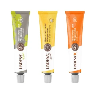 Abbildung von Lindesa Handcreme TESTPAKET: 1 x Klassik, Natur + K