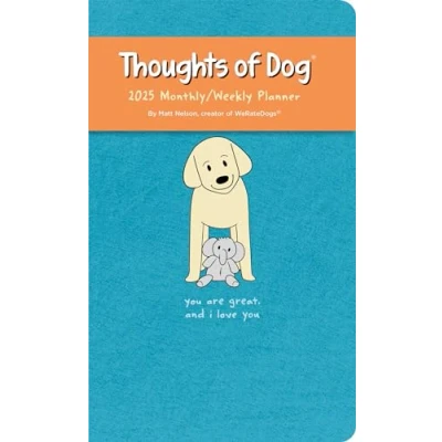 Abbildung von Thoughts of Dog 12 Month 2025 Weekly/Monthly Planner Calendar