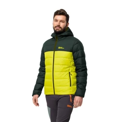 Abbildung von Jack Wolfskin Ather Daunenjacke, Herren, Größe: Small, Firefly