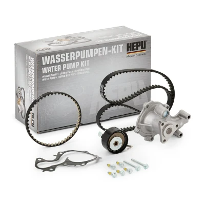 Abbildung von Wasserpumpe + Zahnriemensatz HEPU PK02611