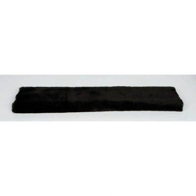 Abbildung von Harry&#039;s Horse Sattelgurtschoner Furry Dressur Schwarz 50cm