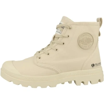 Abbildung von Palladium Plateaustiefelette, Damen, Größe: 38, Beige Schuhe