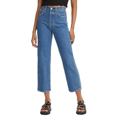 Abbildung von Levi&#039;s Ribcage Straight Ankle Jeans Leg, Damen, Größe: 23x29, Jazz pop